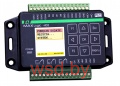 MAX H03  (MAX Logic Н03) Цветной LCD дисплей 132х132, клавиатура, 8 универсальных входов типа "сухой контакт" с возможностью подключения цифровых датчиков температуры и электронных ключей Touch Memory,  9-24В DC IP20